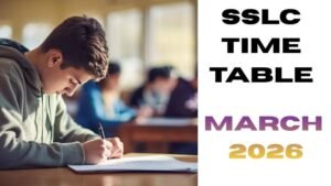 SSLC PUC Exam Date 2026 Karnataka exam timetable