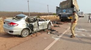 Chitradurga Accident police officers