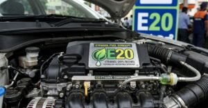 E20 petrol engine impact