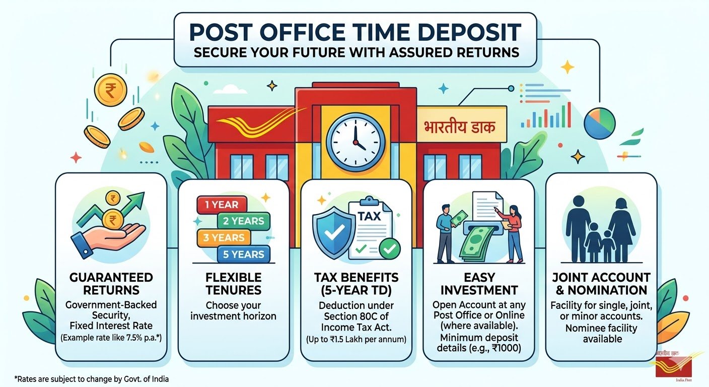Post Office Time Deposit scheme interest rate 2026