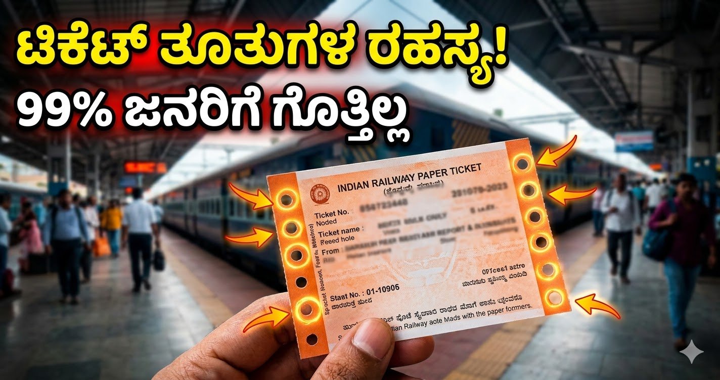 Railway Ticket Holes